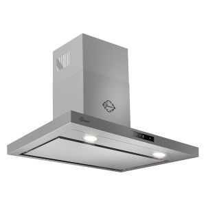 GURARI Wandhaube CH 5001 Dunstabzugshaube 90 cm, Edelstahl, Glas, 1000m³/h, Randabsaugung