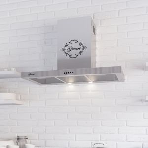 Gurari GCH F 461 IS 7 Dunstabzugshaube 70cm 1000m³/h Edelstahl Flachpanell Wandhaube