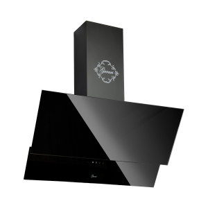 Gurari GCH D 268 BL Dunstabzugshaube 60cm 1000m³/h kopffreihaube Schwarz Glas TouchControl
