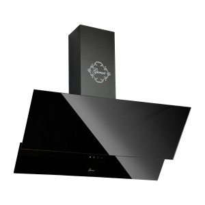Gurari GCH D 268 BL Dunstabzugshaube 80cm 1000m³/h kopffreihaube Schwarz Glas TouchControl