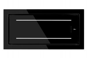 Gurari GCH C 341 120 BL PRIME Dunstabzugshaube Deckenhaube 120 cm 1000m³/ h Schwarz Glas